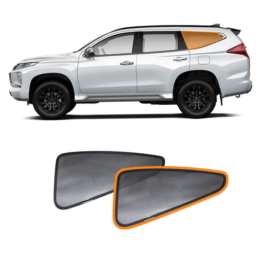 Port Window Sun Shade for Mitsubishi Pajero Sport 2016-2025 Car Sun Blind Mesh Third Row Window