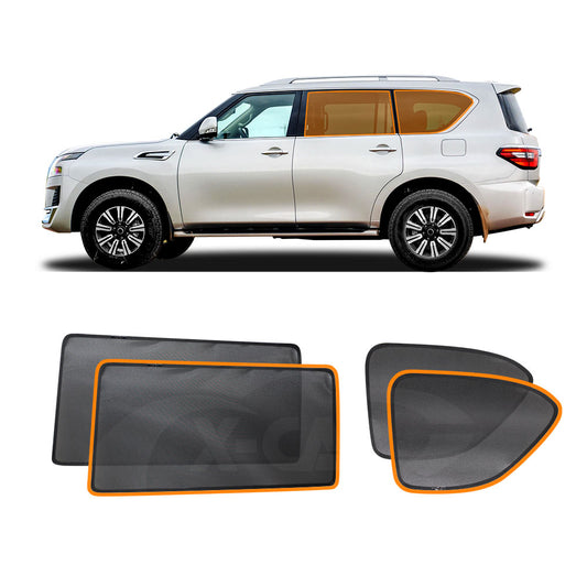 Port Rear Window Sun Shade for Nissan Patrol 2012-2024 Y62 Series Car Sun Blind Mesh