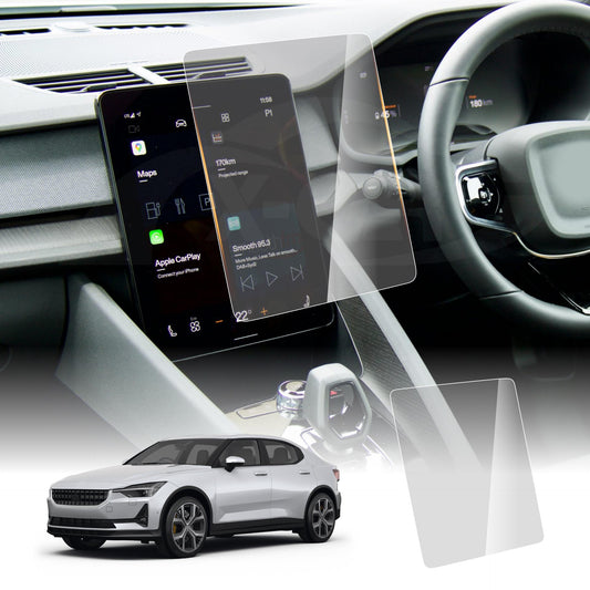 Tempered Glass Screen Protector for Polestar 2 2021-2025 Touchscreen Anti-Scratch Cover Accessories