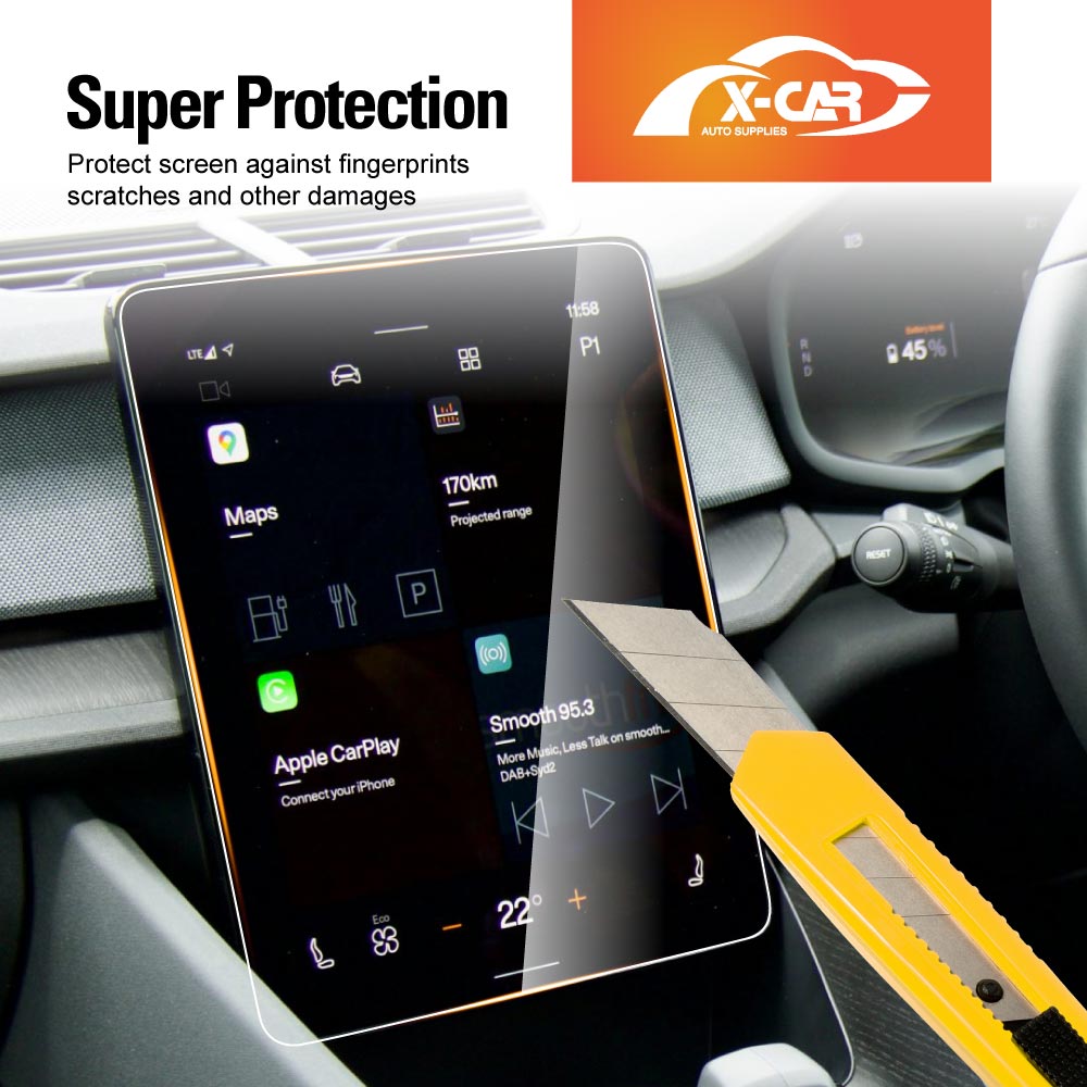 Tempered Glass Screen Protector for Polestar 2 2021-2025 Touchscreen Anti-Scratch Cover Accessories