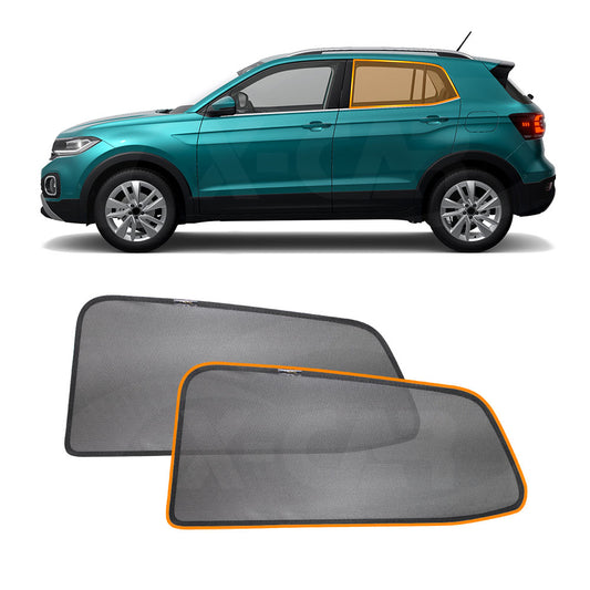 Rear Window Sun Shade for Volkswagen T-Cross 2019-Onwards Car Sun Blind Mesh