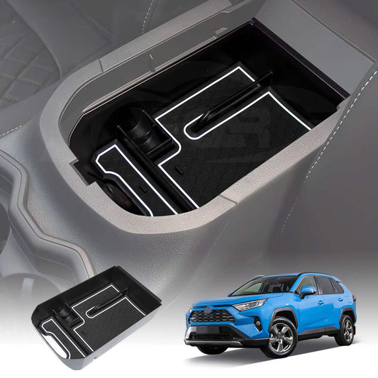 Centre Console Armrest Organizer Tray for Toyota RAV4 2019-Onwards Storage Box Accessories