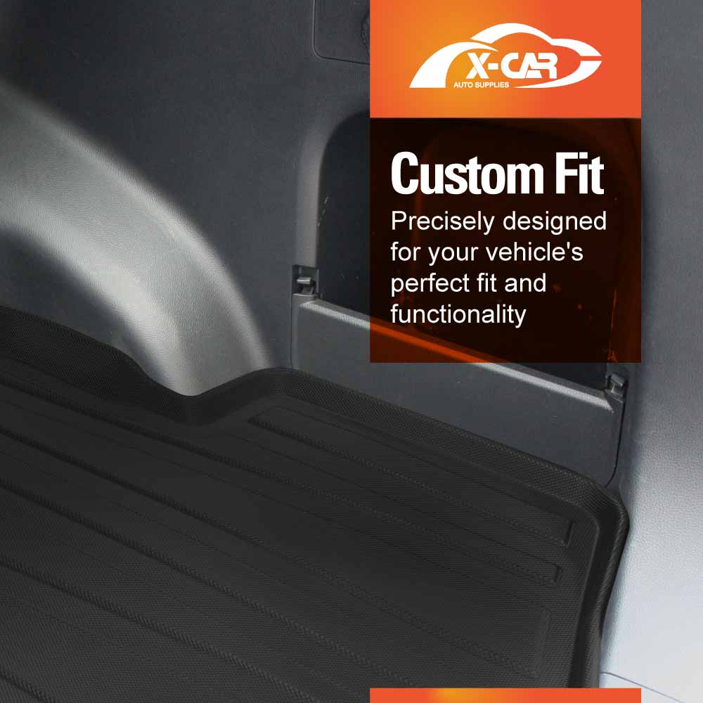 3D Floor Mats Boot Liner Set for Toyota Rav4 Rav 4 Hybrid 2019-2025 All Weather Heavy Duty Cargo Kick Back Seat Protector Cover