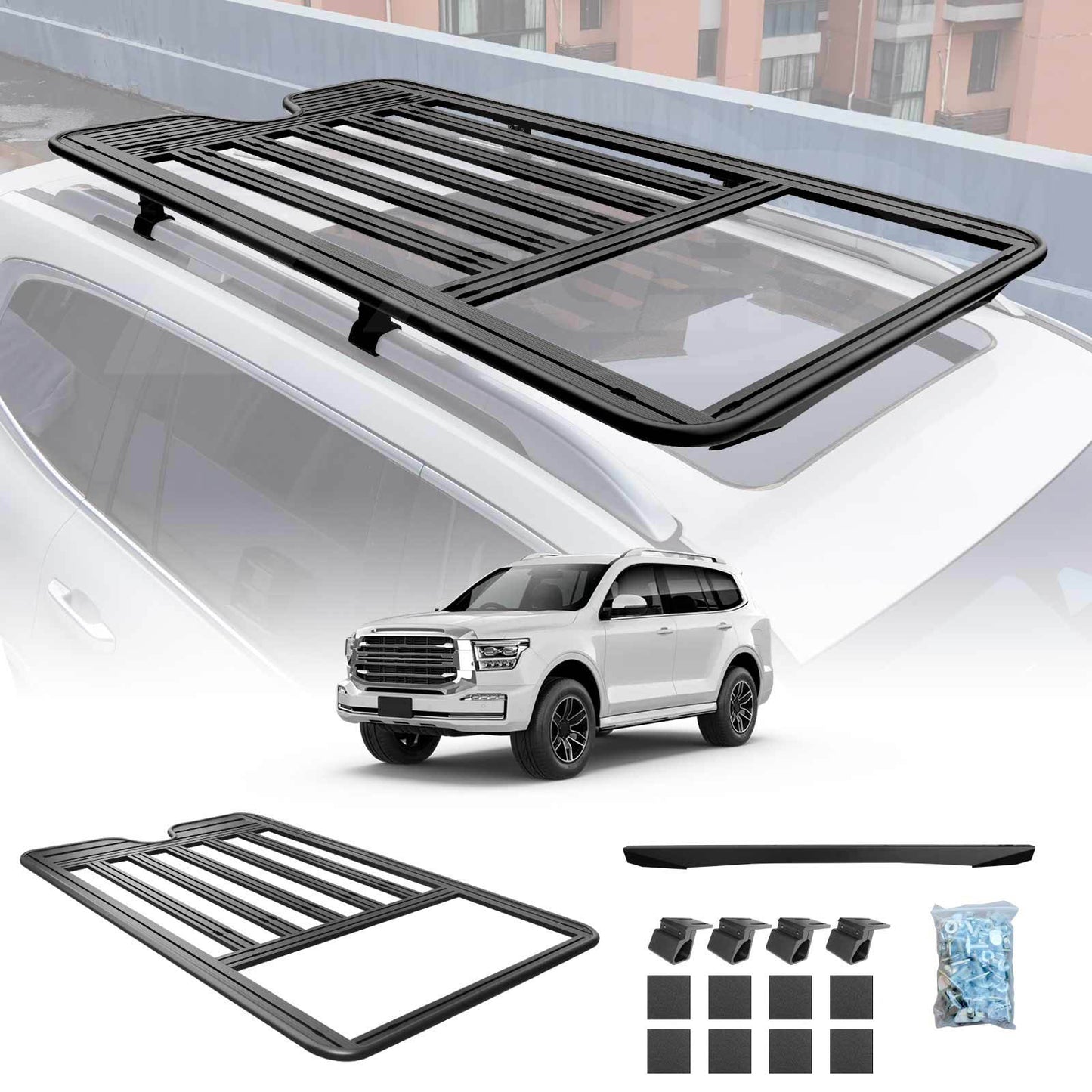 Roof Luggage Rack for GWM Tank 500 Tank500 2024-Onwards Multi-Functional Expansion Platform Aluminum Alloy