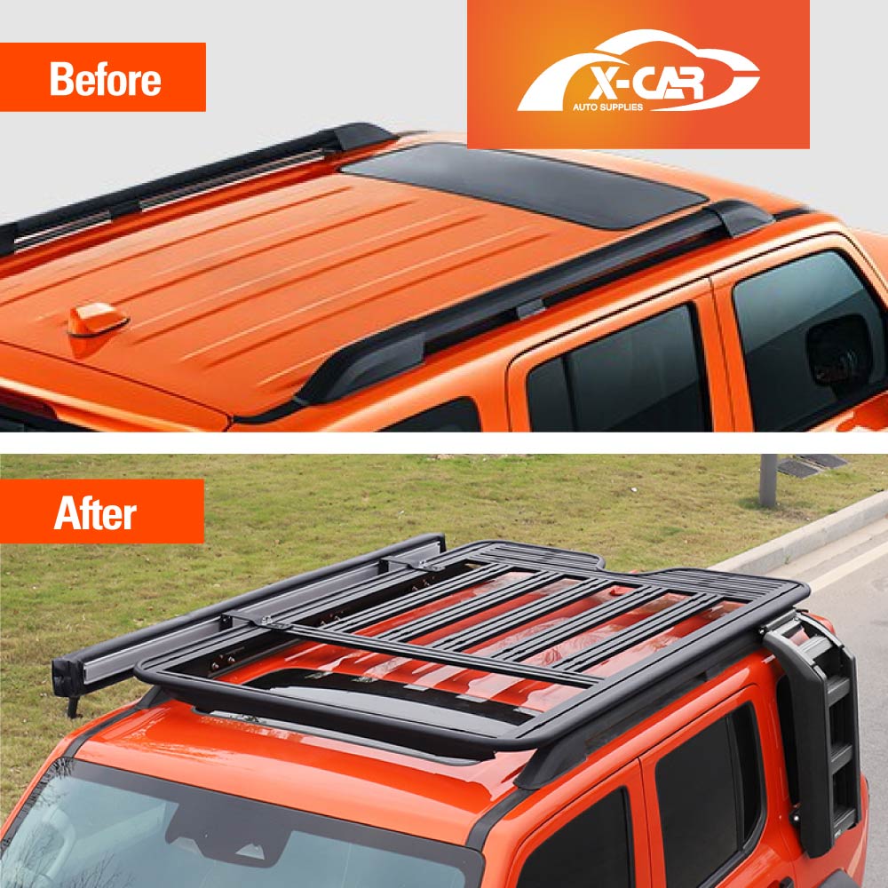 Roof Rack with Side Awning Set for GWM Tank 300 Tank300 2023-Onwards Multi-Functional Expansion Platform 4WD Off-Road Acessories