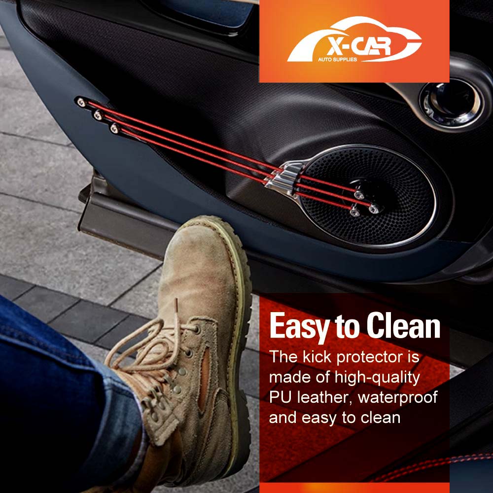 Premium PU leather Car Door Anti-Kick Pad Cover for BYD Atto 3 2022-2025 Protection Film Mat