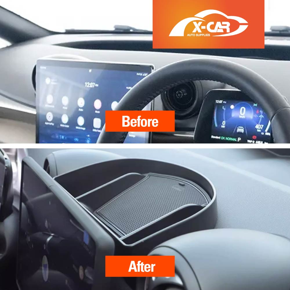 Dash Center Console Organizer for  BYD Dolphin 2023-2025 Dashboard Storage Box Phone Stand Tray