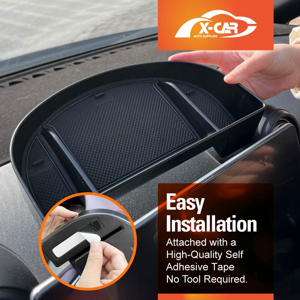 Dash Center Console Organizer for  BYD Dolphin 2023-2025 Dashboard Storage Box Phone Stand Tray