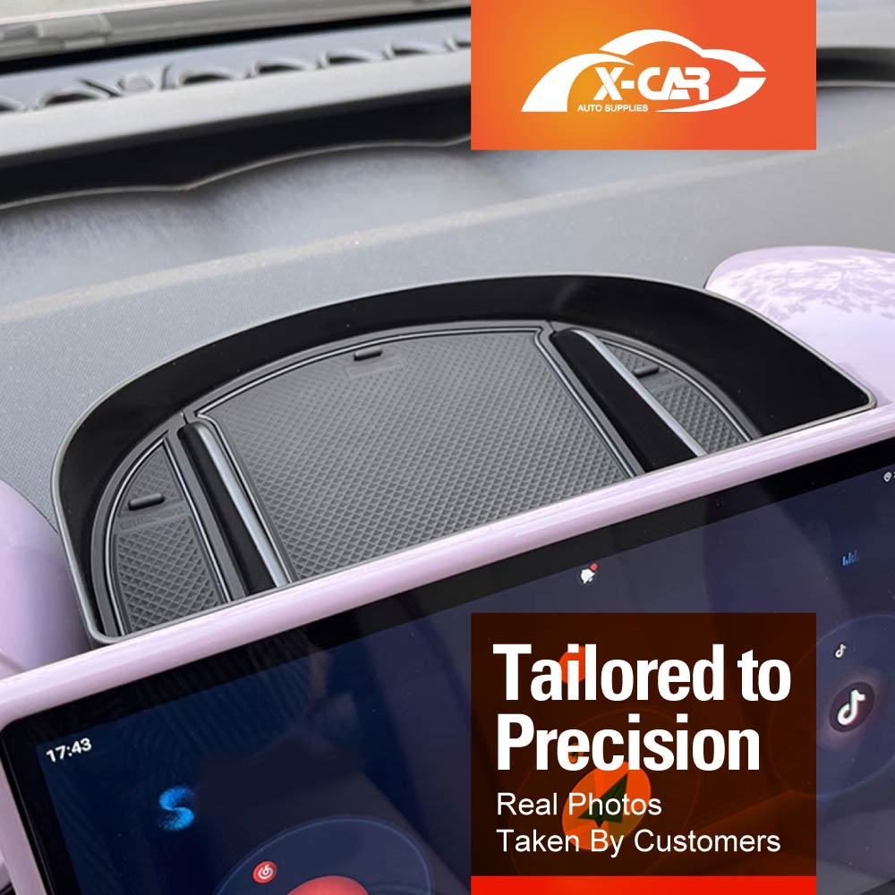 Dash Center Console Organizer for  BYD Dolphin 2023-2025 Dashboard Storage Box Phone Stand Tray