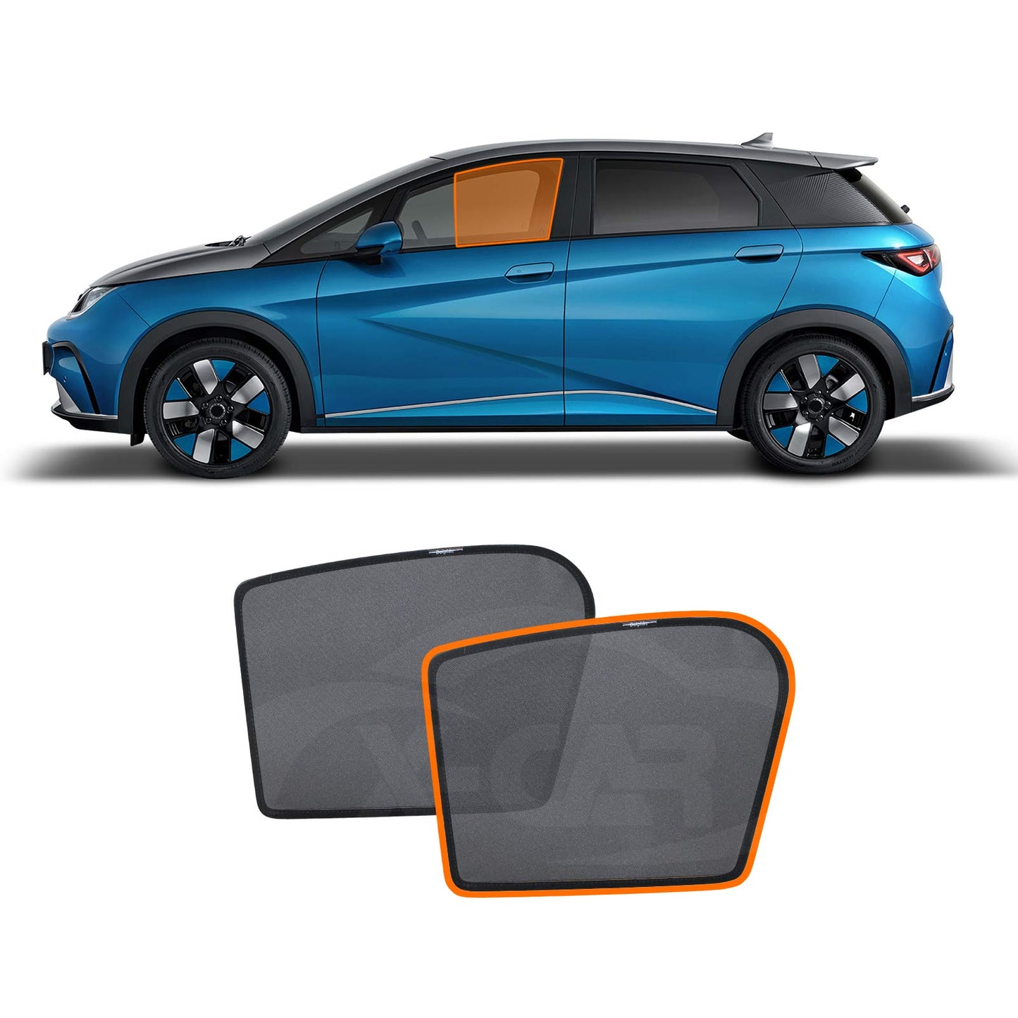 Front Window Sun Shade for BYD Dolphin 2023-2025 Car Sun Blind Mesh