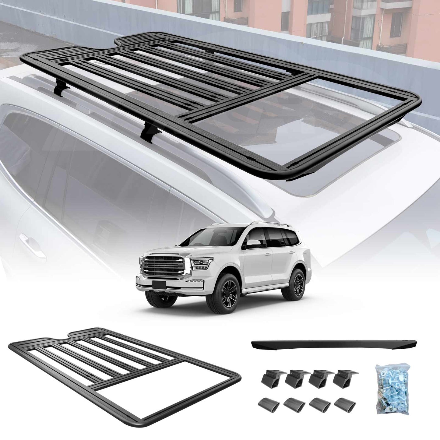 Roof Luggage Rack for GWM Tank 500 Tank500 2024-2025 Multi-Functional Expansion Platform Aluminum Alloy