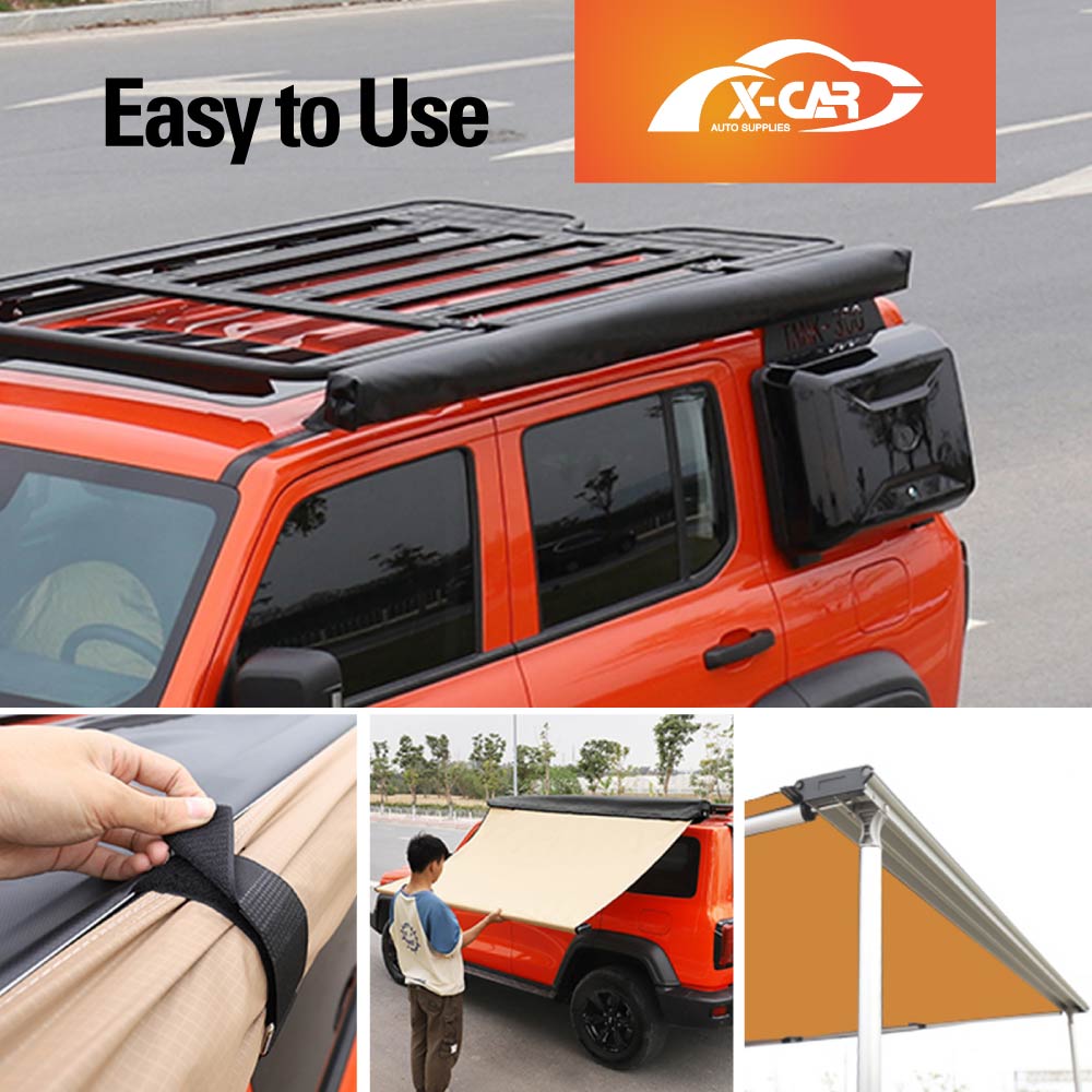 Car Side Awning UV Waterproof Camping Shade for GWM Tank 300 2023-2025 4WD Durable Sunshade