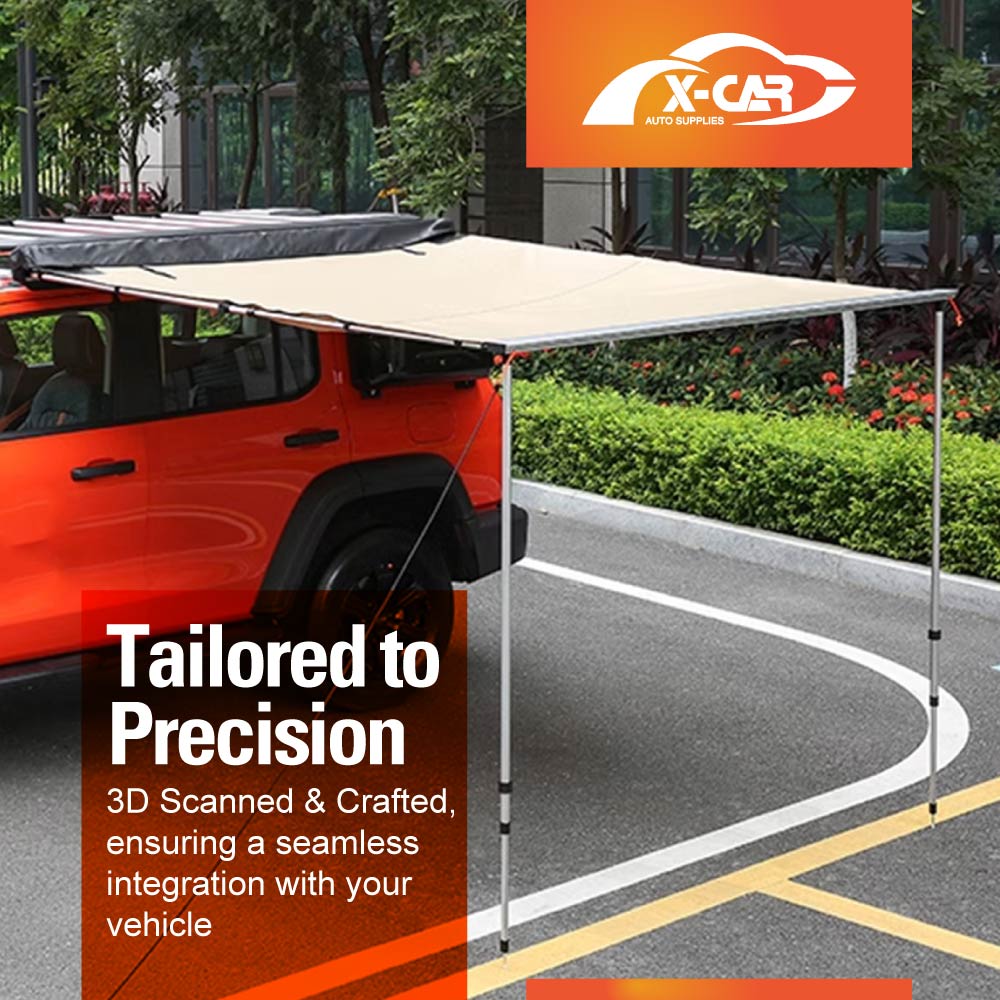 Car Side Awning UV Waterproof Camping Shade for GWM Tank 300 2023-2025 4WD Durable Sunshade