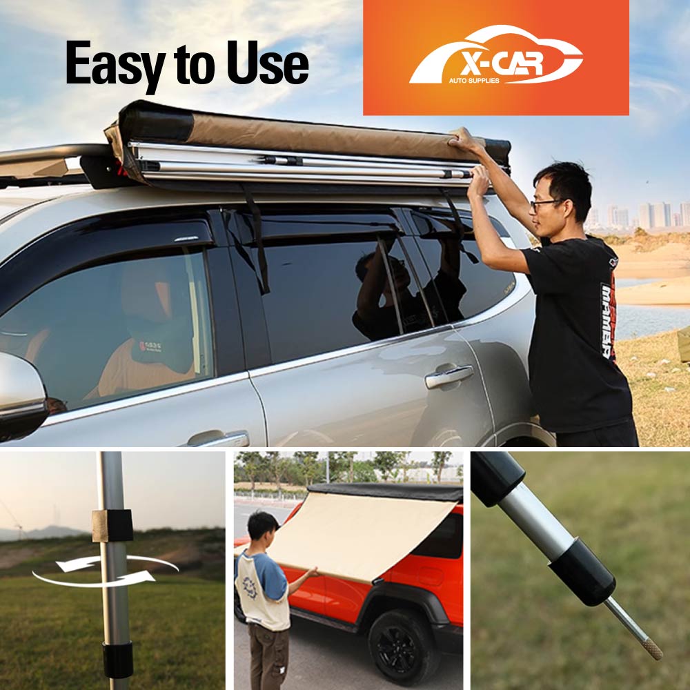 Car Side Awning UV Waterproof Camping Shade for GWM Tank 500 Tank500 2024-2025 4WD Durable Sunshade