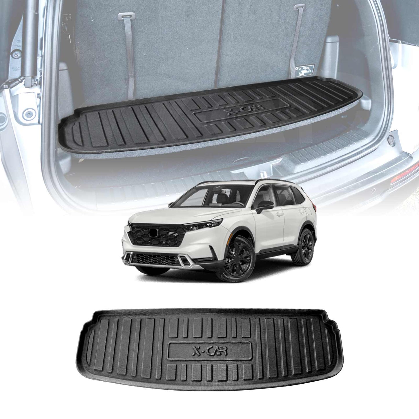 Boot Liner for Honda CRV CR-V 7 Seats 2023-Onwards All Weather Heavy Duty Car Trunk Cover Cargo Mat Luggage Tray
