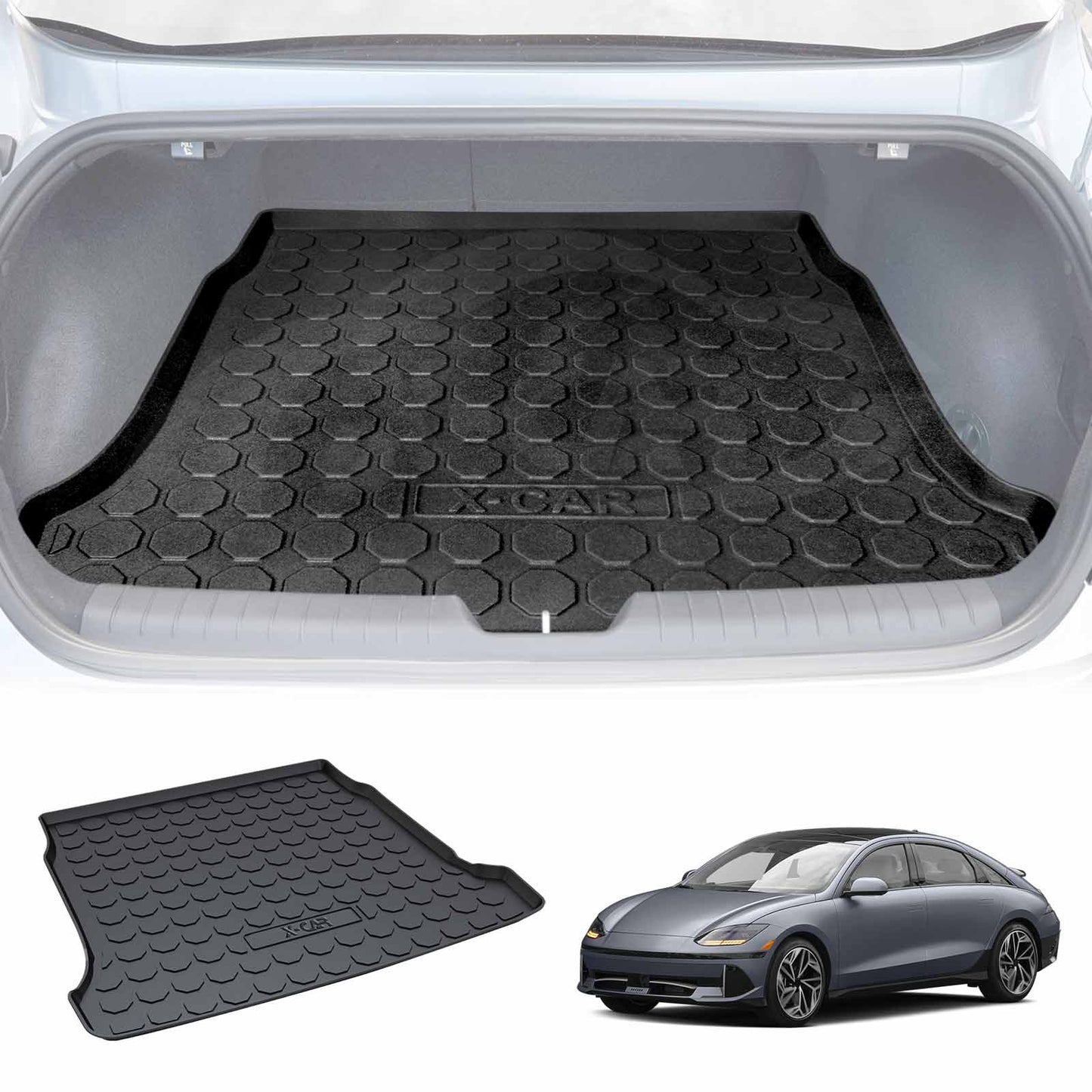 Boot Liner for Hyundai IONIQ 6 IONIQ6 2022-2025 Heavy Duty Cargo Trunk Mat Luggage Tray Accessories