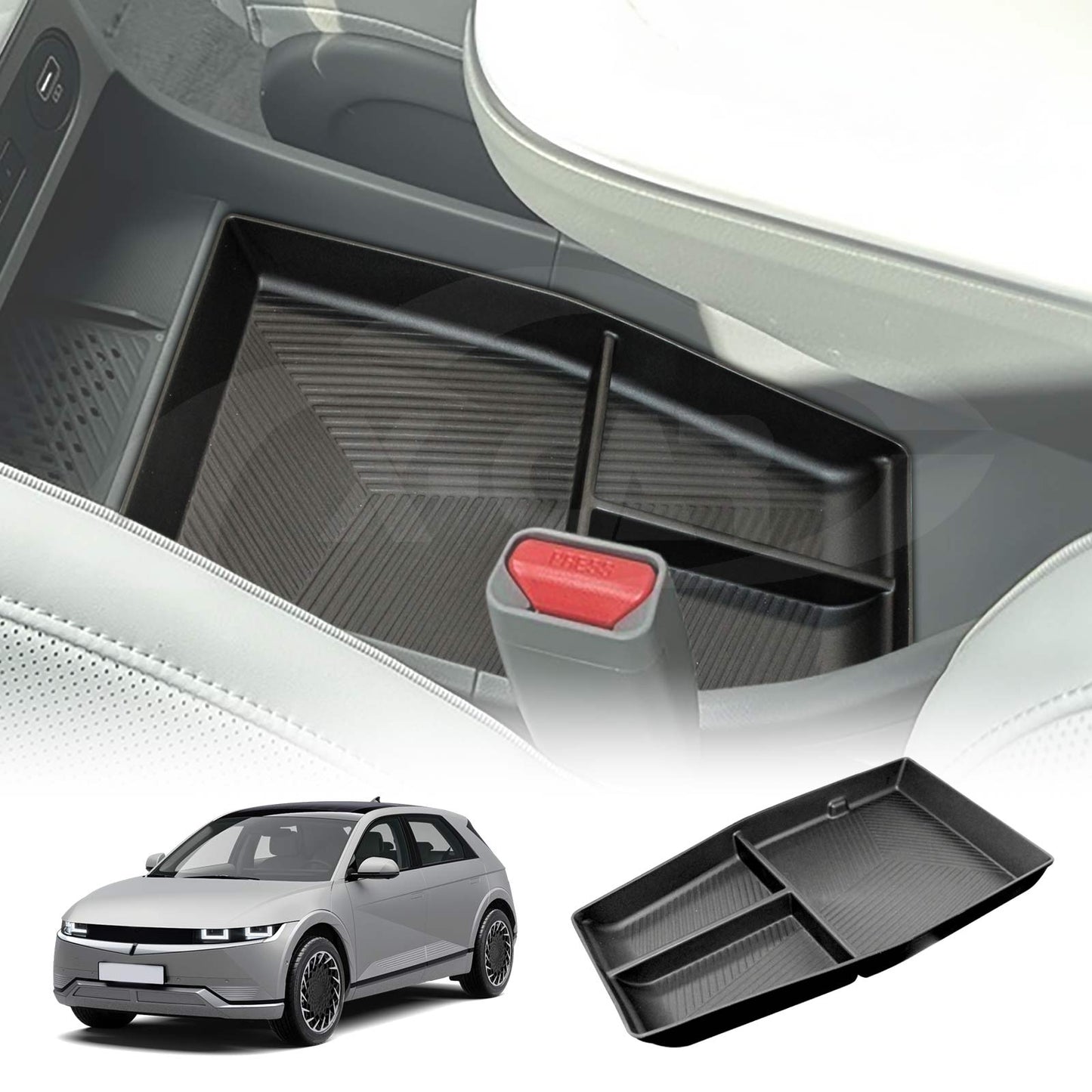 Organizer Tray for Hyundai IONIQ 5 IONIQ5 2021-2025 Centre Console Storage Box Car Interior Accessories