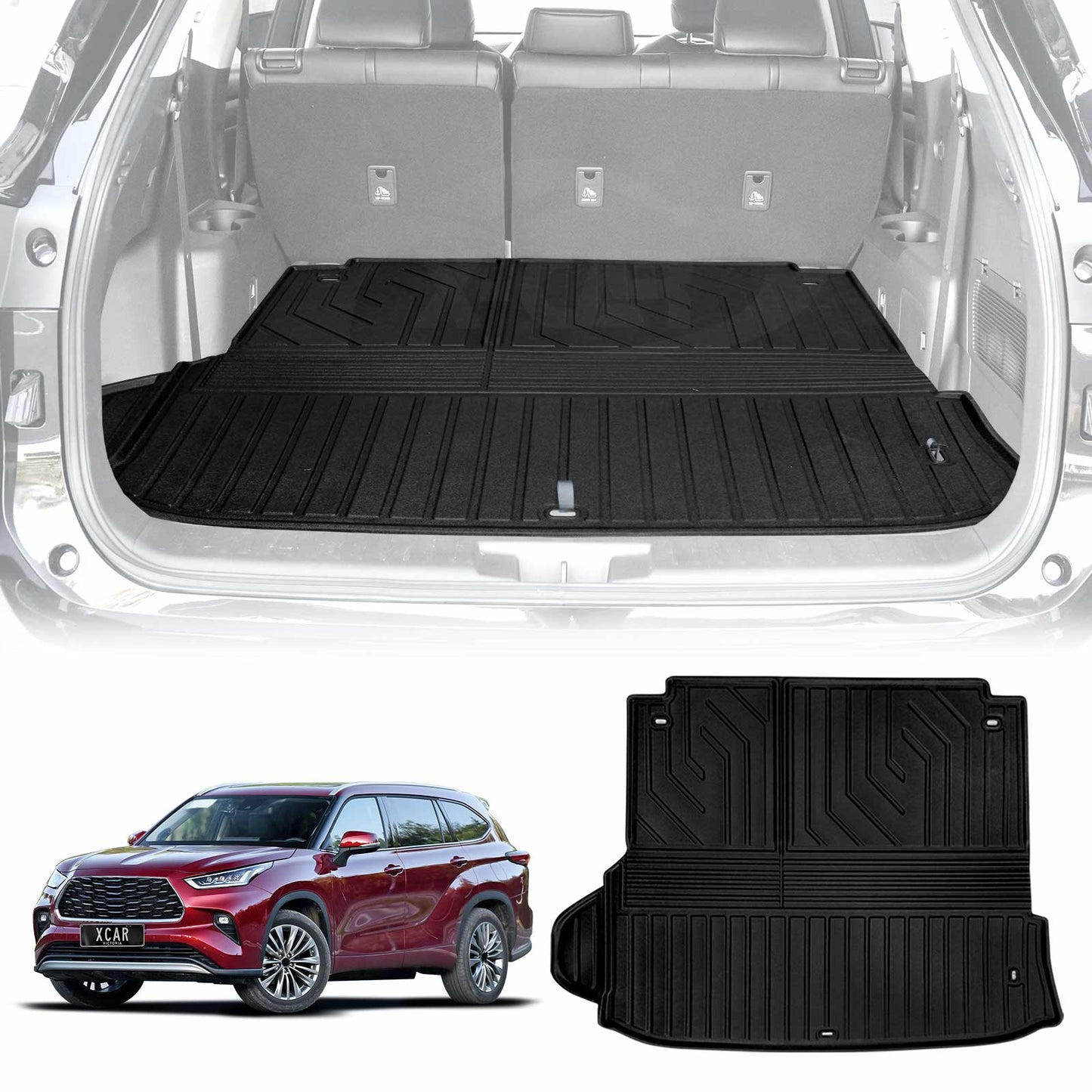 Boot Liner for Toyota Kluger 2021-2025 Heavy Duty Cargo Trunk Cover Mat Luggage Tray