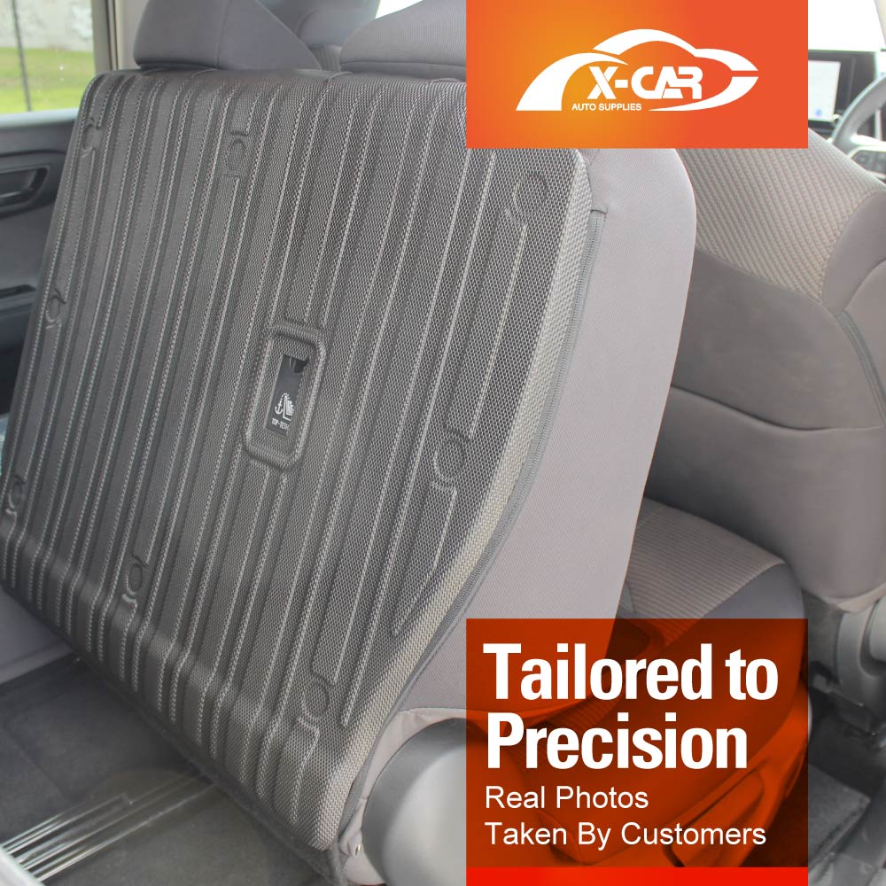 3D Floor Mats Boot Liner Set for Toyota Kluger 2021-2025 All Weather Heavy Duty Cargo Kick Mats Back Seat Protector Cover