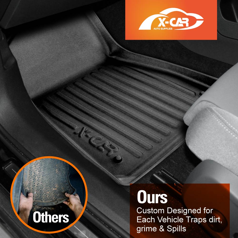 3D Floor Mats Boot Liner for Polestar 2 2021-2025 All Weather Heavy Duty Cargo Car Trunk Luggage Tray