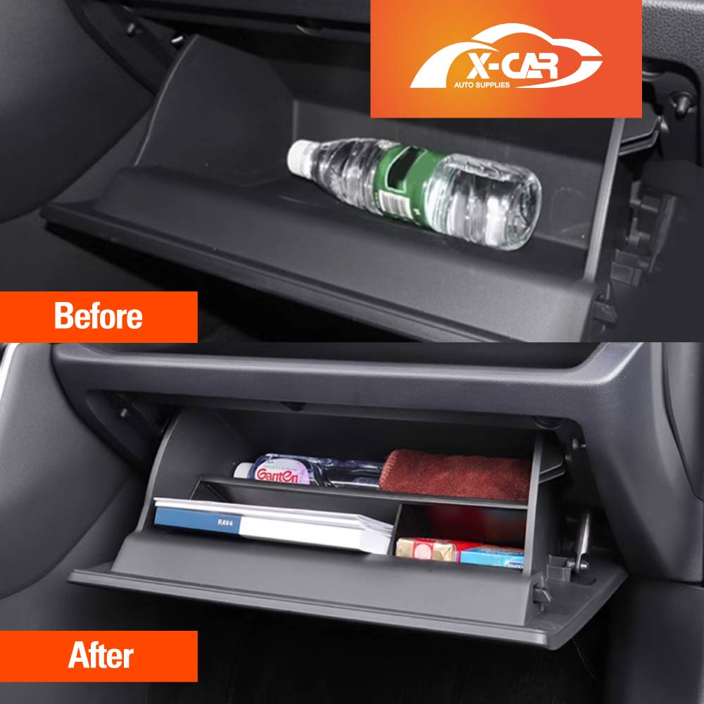 Glove Box Organizer Insert Tray for Toyota RAV4 2019-Onwards RAV 4 Car Storage Box Accessories
