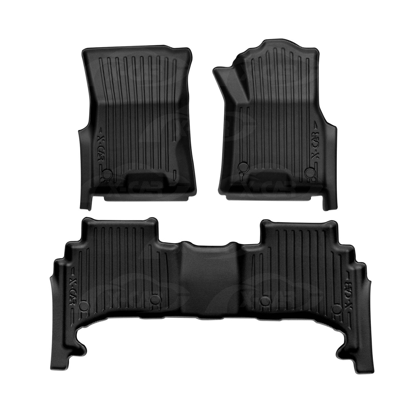 3D Floor Mats for Kia Tasman 2025-Onwards Heavy Duty All Weather Car Carpet Liner Set Accessories