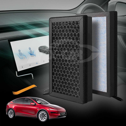 Cabin Air Filter HEPA  Activated Carbon Charcoal For Tesla Model Y Juniper 2025-Onwards Air Intake Filter Accessories Replacement 2 Pack