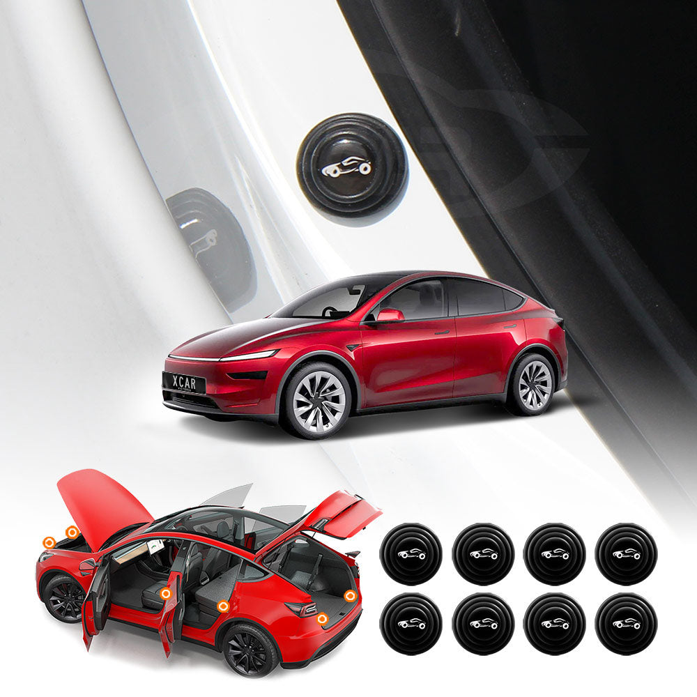Silicone Door Buffer Pads for Tesla Model Y Juniper 2025-Onwards Anti-Shock Door Gasket Stickers Cushion Car Accessories