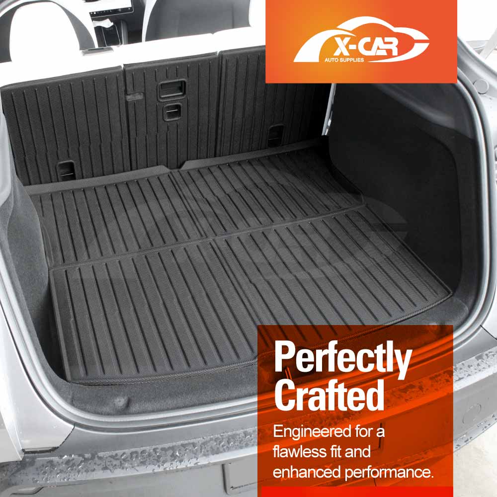 Rear Trunk Boot Liner for Tesla Model Y Juniper 2025-Onwards All Weather Heavy Duty Cargo Mat Car Luggage Tray Accessories