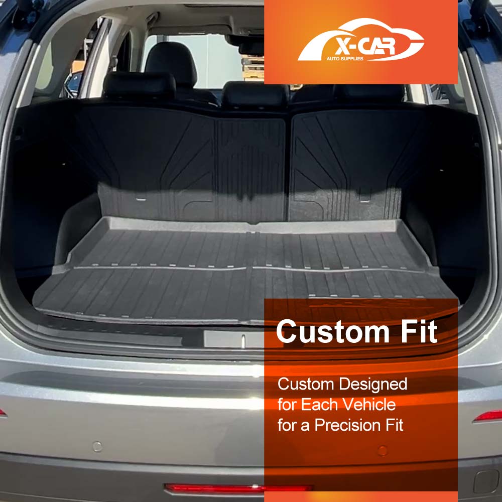 Floor Mats Boot Liner Set for GWM Haval H6/H6 GT 2021-Onwards All Weather Heavy Duty Cargo Kick Mats Back Seat Protector Cover