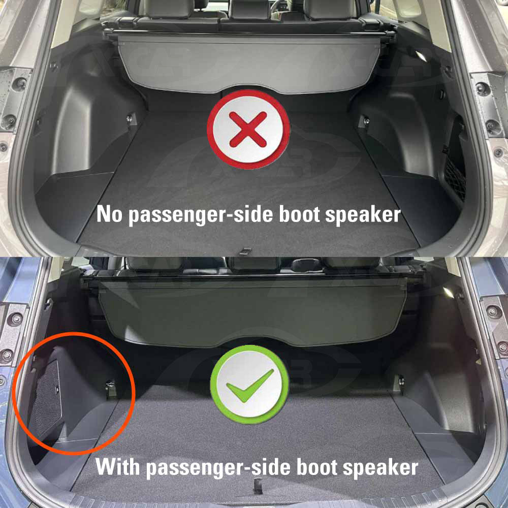 Boot Side Protector Mats for Toyota RAV4 6th Gen 2026-Onwards with Boot Side Speaker Rear Trunk Side Cover Guard Interior Accessories