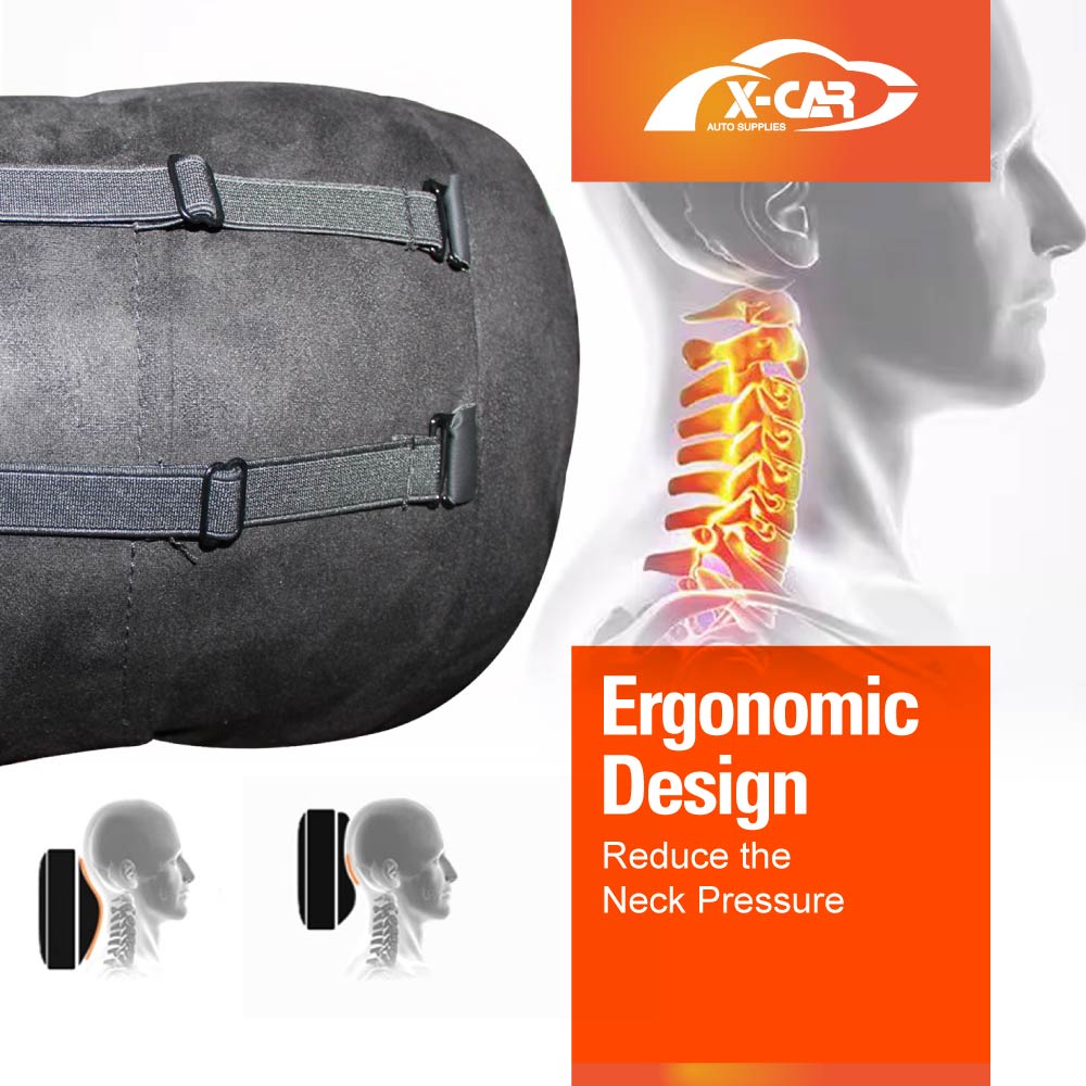 White Headrest Pillow for Tesla Model Y L 6-Seat 2026-Onwards Car Seat Neck Support Cushion Accessories