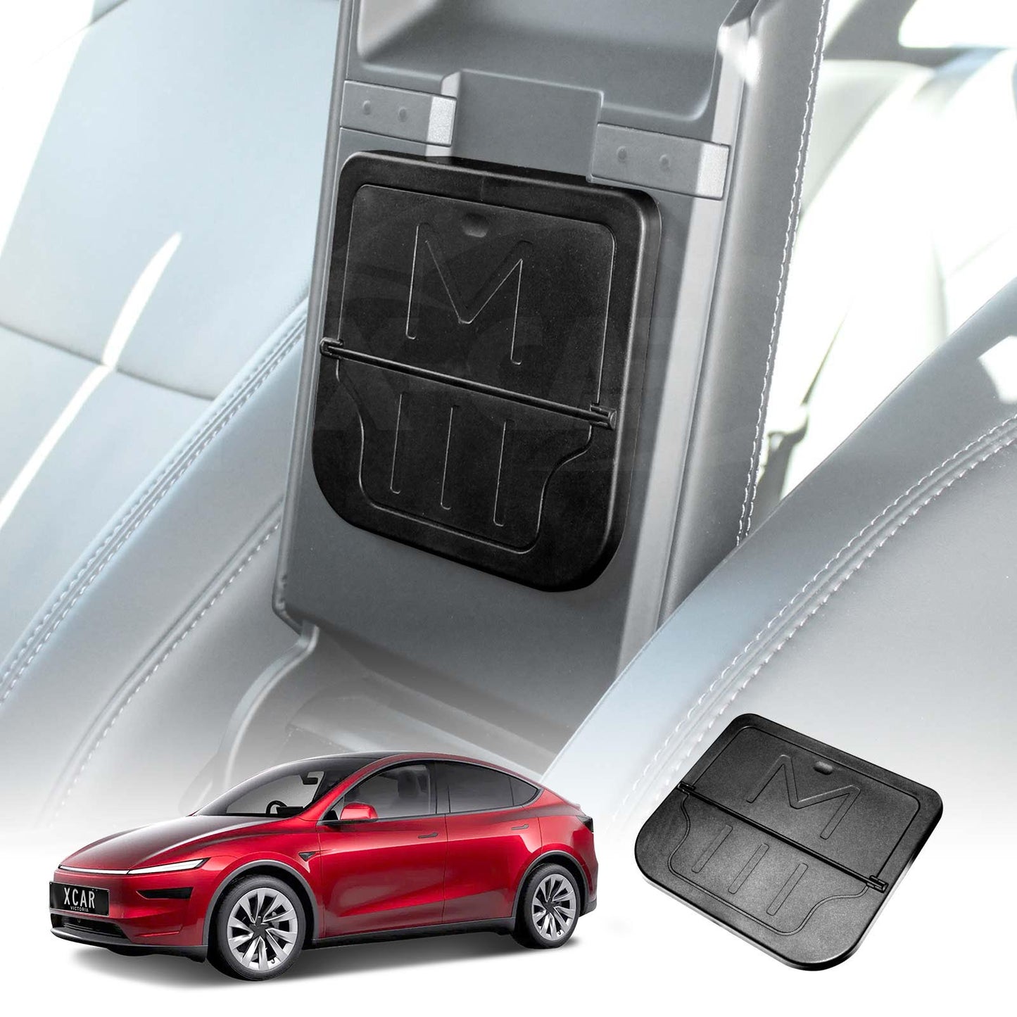Armrest Hidden Storage Box for Tesla Model Y L 6-Seat 2026-Onwards Centre Console Organizer Car Interior Accessories