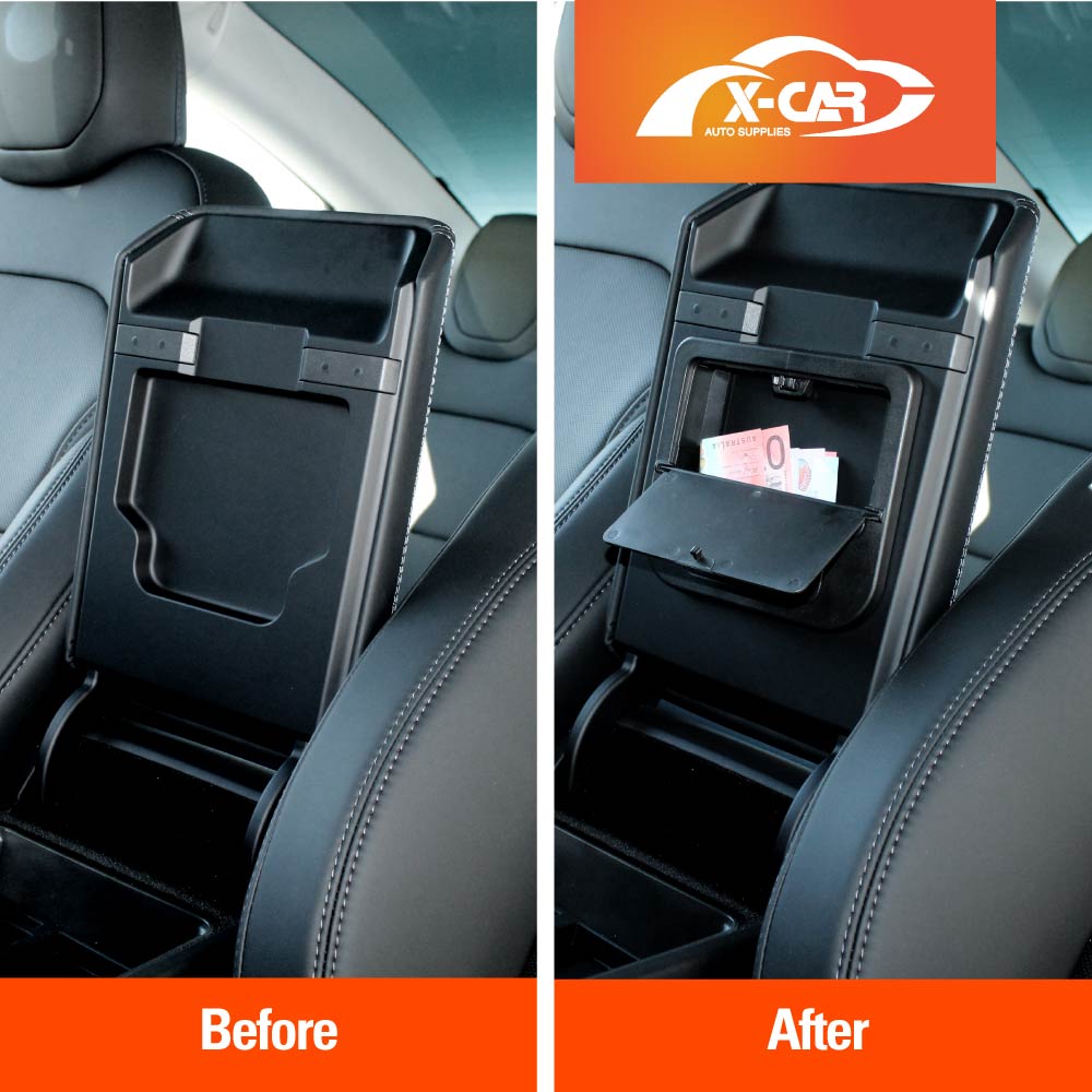 Armrest Hidden Storage Box for Tesla Model Y L 6-Seat 2026-Onwards Centre Console Organizer Car Interior Accessories