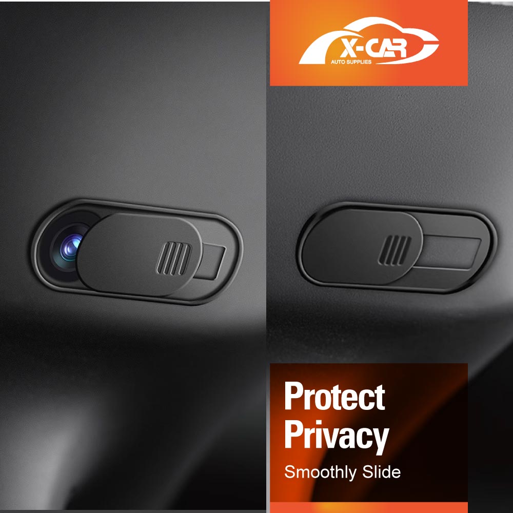 Slide Camera Cover for Tesla Model Y L 6-Seat 2026-Onwards Privacy Protector Replacement Accessories 6 Pieces Set