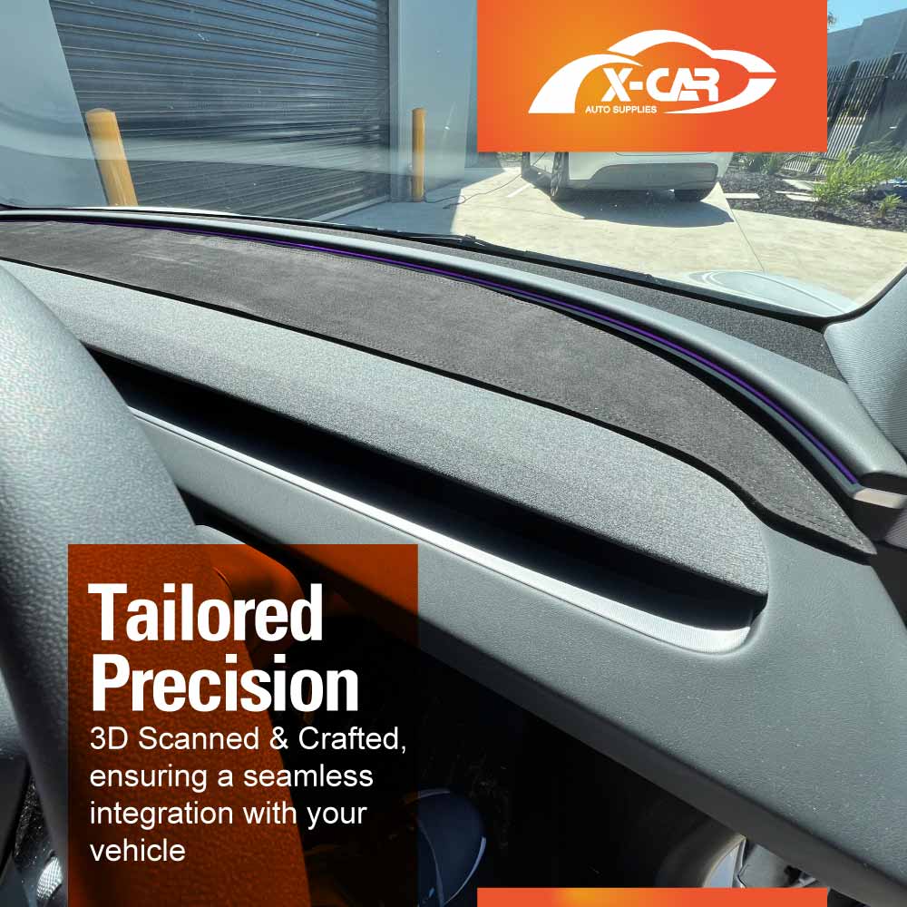 Dash Mat for Tesla Model Y L 6-Seat 2026-Onwards Non-Slip Microfiber Pad Cover Interior Accessories