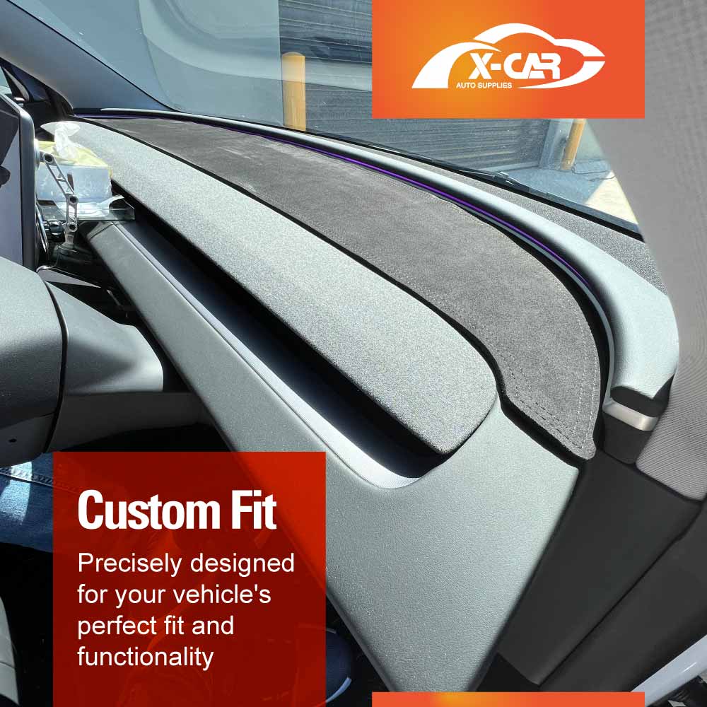 Dash Mat for Tesla Model Y L 6-Seat 2026-Onwards Non-Slip Microfiber Pad Cover Interior Accessories