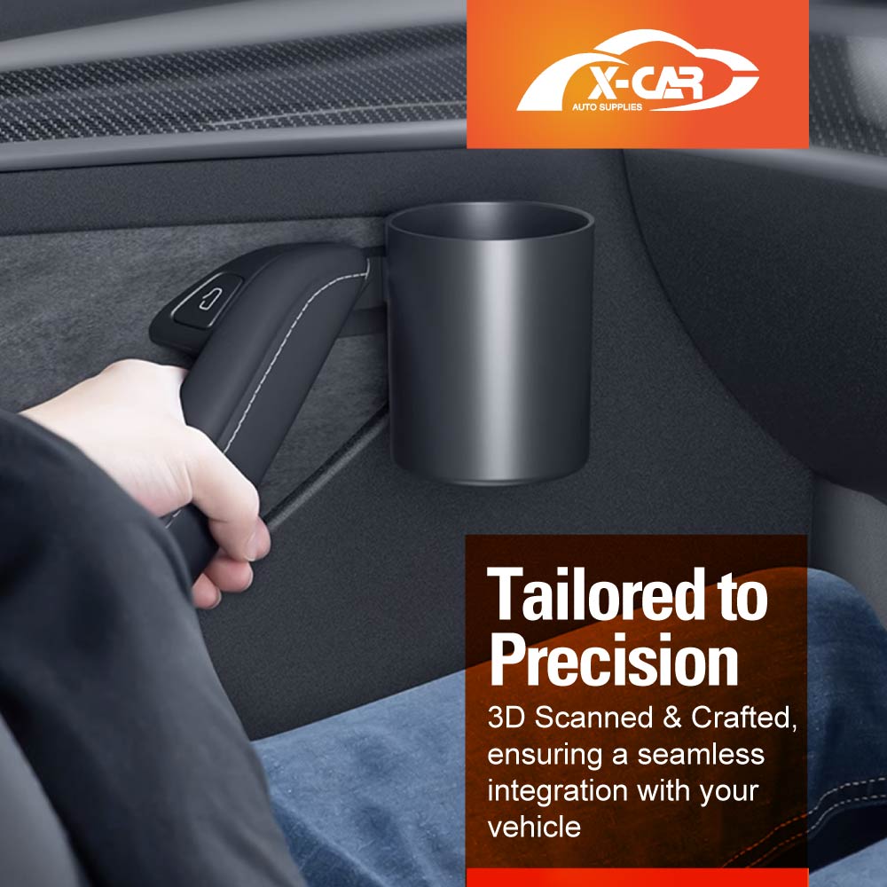 Cup Holder Rack for Tesla Model Y L 6-Seat 2026-Onwards Car Interior Door Mount Set of 2