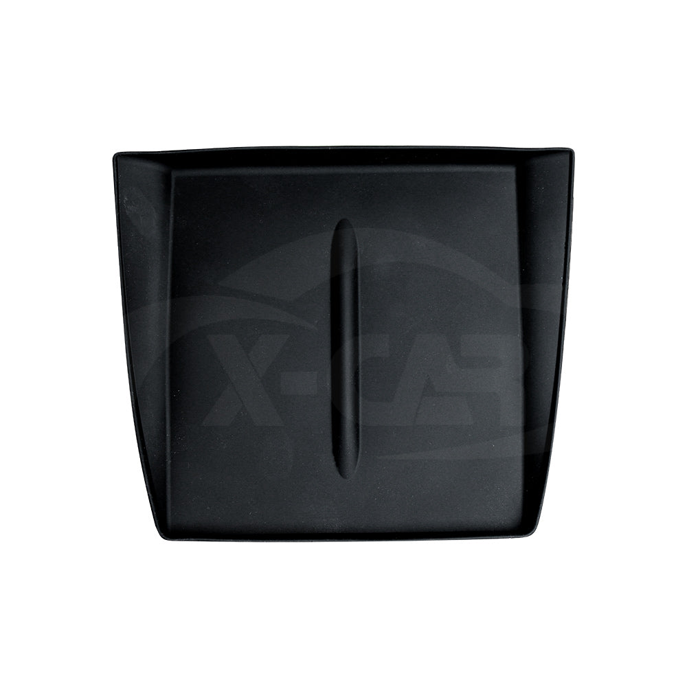 Black Silicone Anti-Slip Mat For Tesla Model Y L 6-Seat 2026-Onwards Center Console Wireless Charger Protective Pad