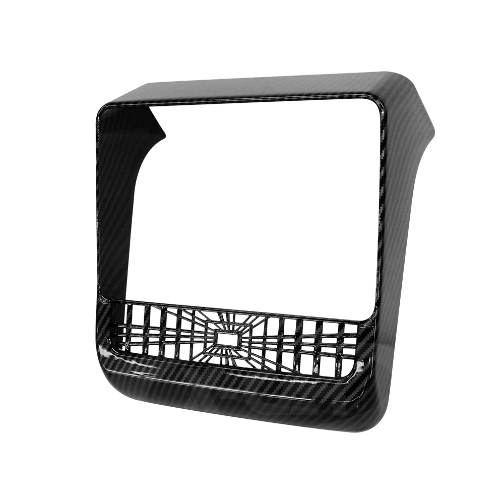 Armrest Pad Rear AC Vent Cover Trim For Tesla Model Y L 6-Seat 2026-Onwards Covers Carbon Fiber Style Interior Protection Accessories