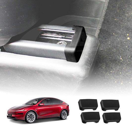 Seat Rail Cap for Tesla Model Y L 6-Seat 2026-Onwards Slide Anti-collision Rubber Cover Plug Car Accessories