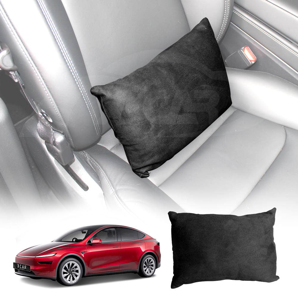 Black Waist Support Pillow for Tesla Model Y L 6-Seat 2026-Onwards Car Seat Lumbar Rest Pad Cushion Accessories
