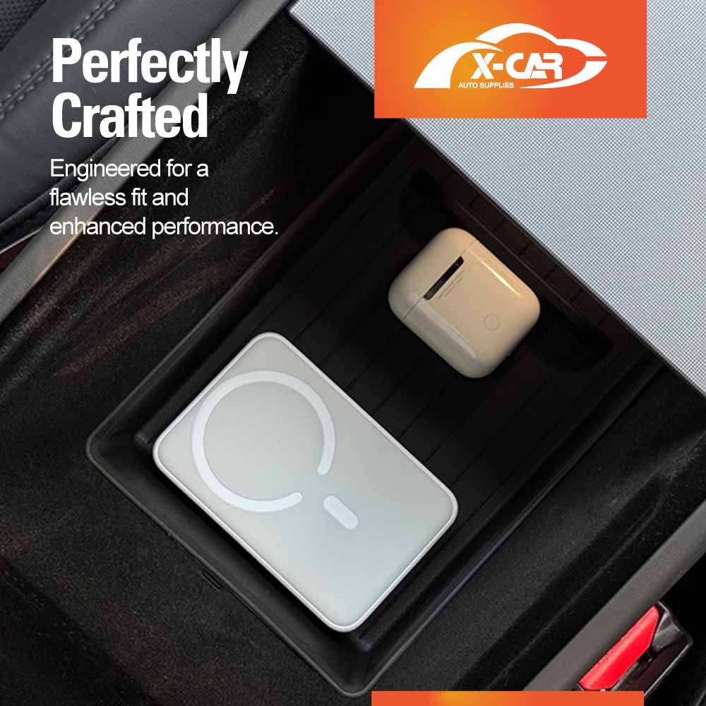 Center Armrest Organizer Tray for Tesla Model Y L 6-Seat 2026-Onwards Storage Box Car Interior Accessories