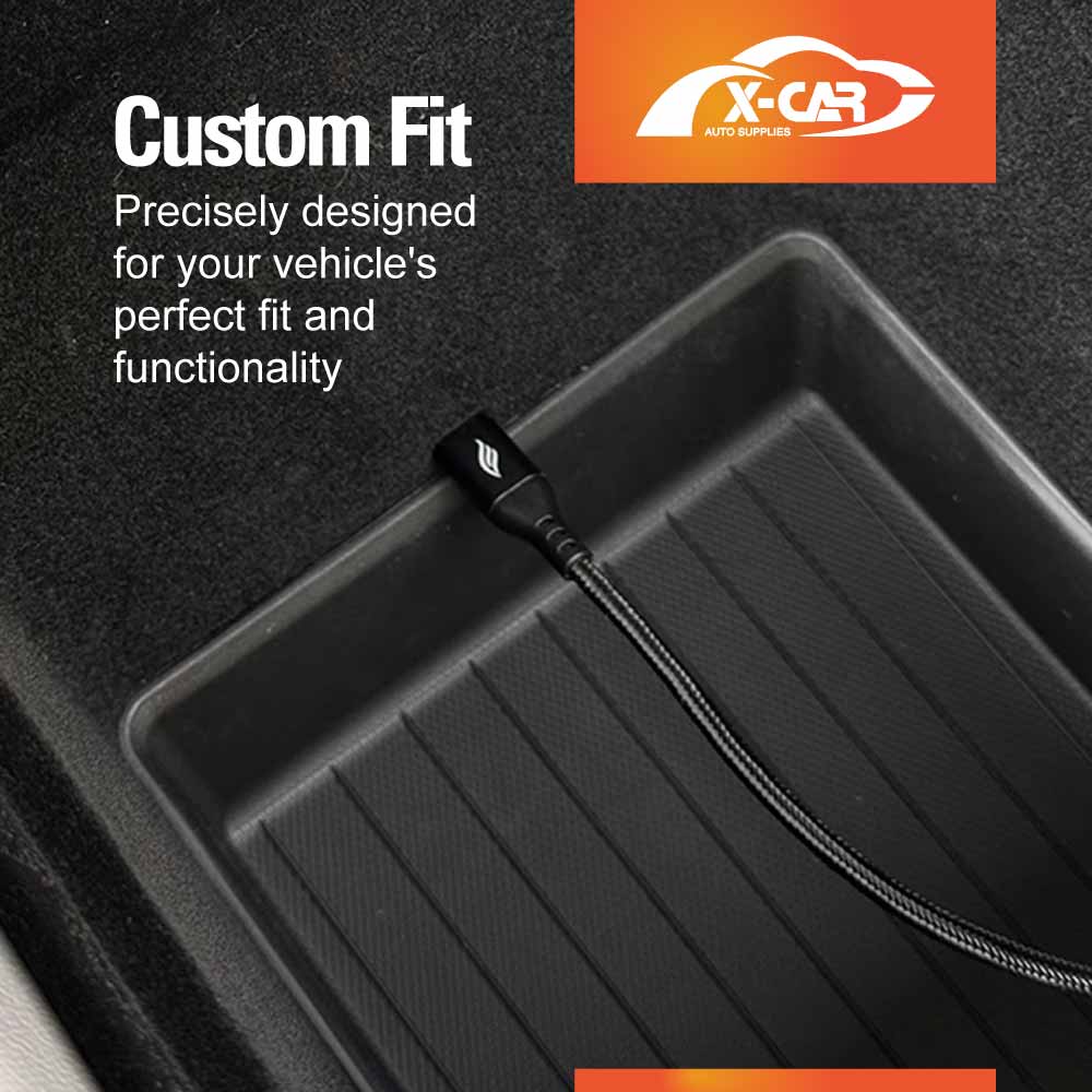Center Armrest Organizer Tray for Tesla Model Y L 6-Seat 2026-Onwards Storage Box Car Interior Accessories