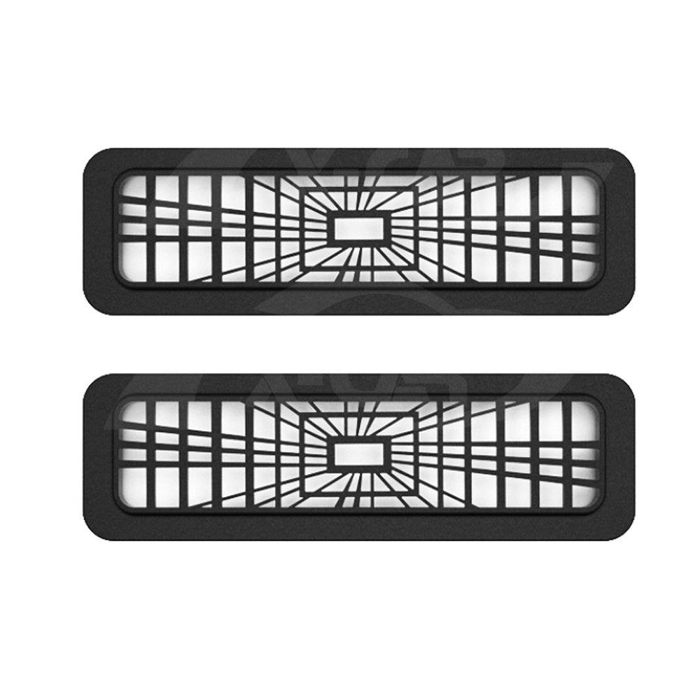Rear Under Seat Air Conditioning Vent Covers for Tesla Model Y L 6-Seat 2026-Onwards Flow Grille Protectors Set of 2