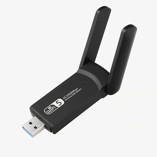 DUAL BAND USB 3.0 ADAPTER WIFI 5 AC1200MPS 2.4G 5.8G Network Card DUAL ANTENNA