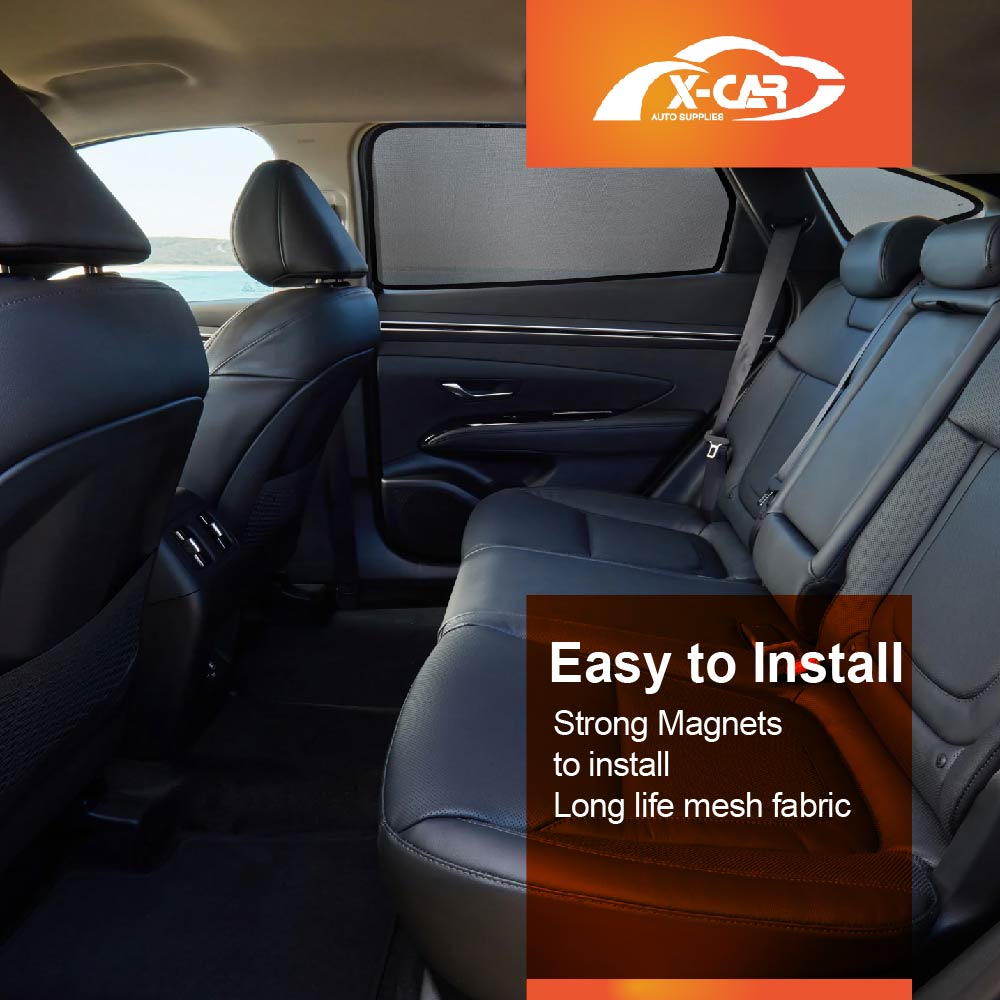 Window Sun Shades for Hyundai Tucson 2021-Onwards Car UV Protection Windscreen Blind Mesh
