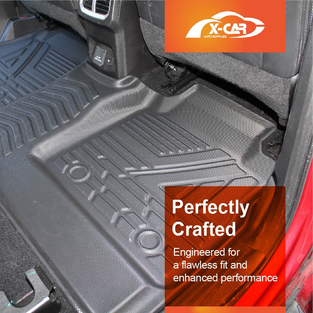 3D Premium Floor Mats Tub Liner for GWM Cannon-X 2021-Onwards All Weather Heavy Duty Cargo Car Trunk Luggage Tray