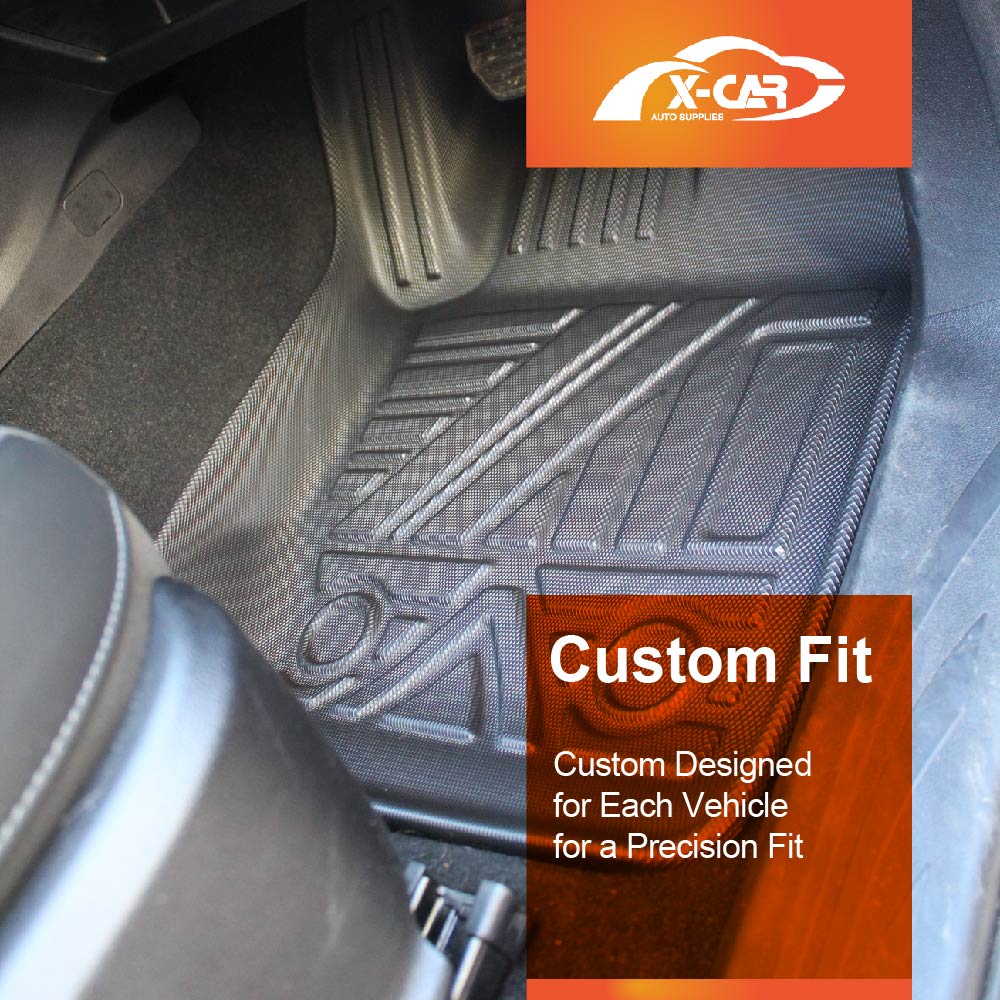 3D Premium Floor Mats Tub Liner for GWM Cannon-X 2021-Onwards All Weather Heavy Duty Cargo Car Trunk Luggage Tray