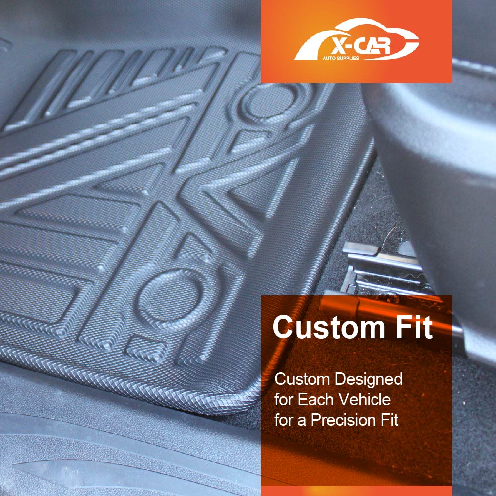 3D Premium Floor Mats Tub Liner for GWM Cannon/Cannon-L Premium 2021-Onwards All Weather Heavy Duty Cargo Car Trunk Luggage Tray